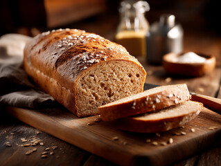  moist kartoffelbrot loaf, p: a freshly baked loaf of kartoffelbrot,