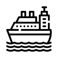 ferry line icon