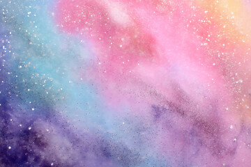 Obraz premium pastel galaxy dust,
