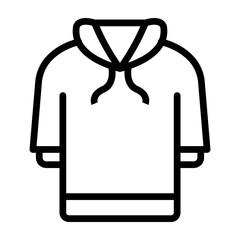 Hoodie Vector Filled Icon Design
