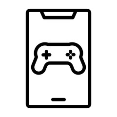 Online Gaming Vector Filled Icon Design