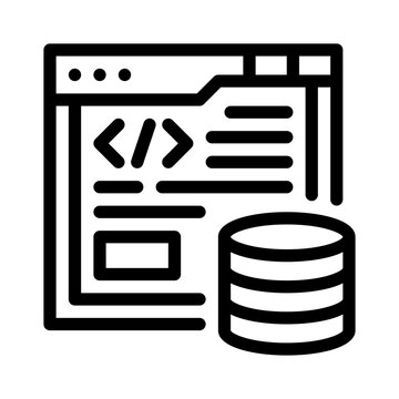 database line icon