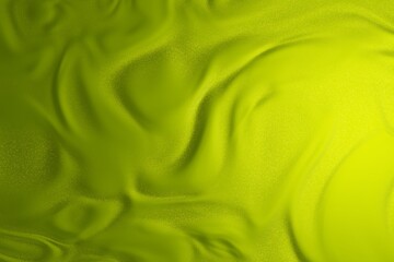 Venom green luxury texture imitating silk with folds and glitter. Light is coming from right