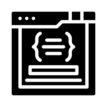 code glyph icon