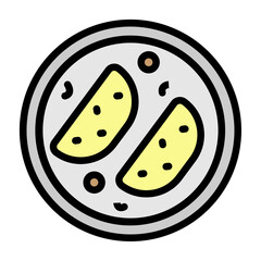 Ratatouille Vector Filled Icon Design