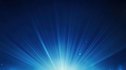 Blue radial light effect