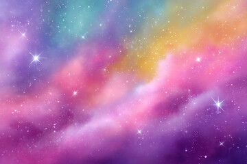 Naklejka premium pastel galaxy dust,