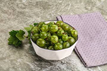 Ripe sweeet and juicy gooseberry