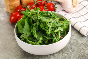 Arugula and spinach mix salad