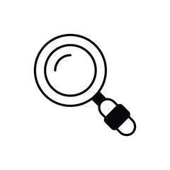 Magnifying Glass icon vector stock illustration