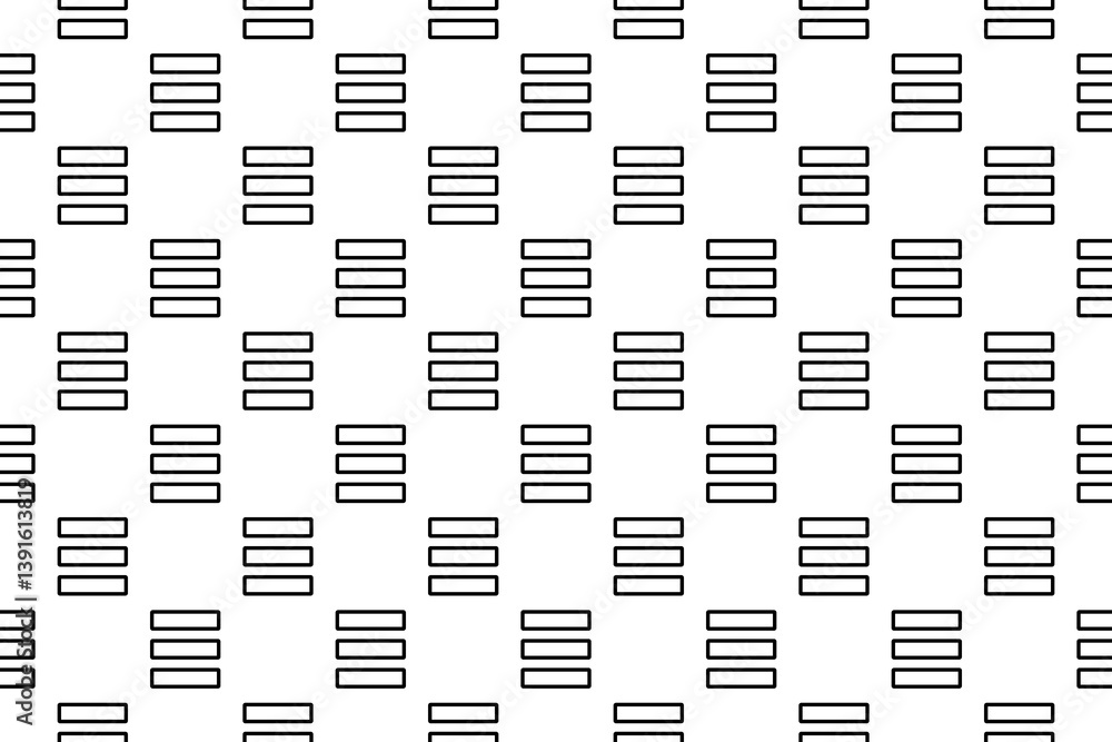 Poster seamless pattern completely filled with outlines of identity symbols. elements are evenly spaced. il
