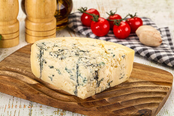 Gourmet blue cheese with mold