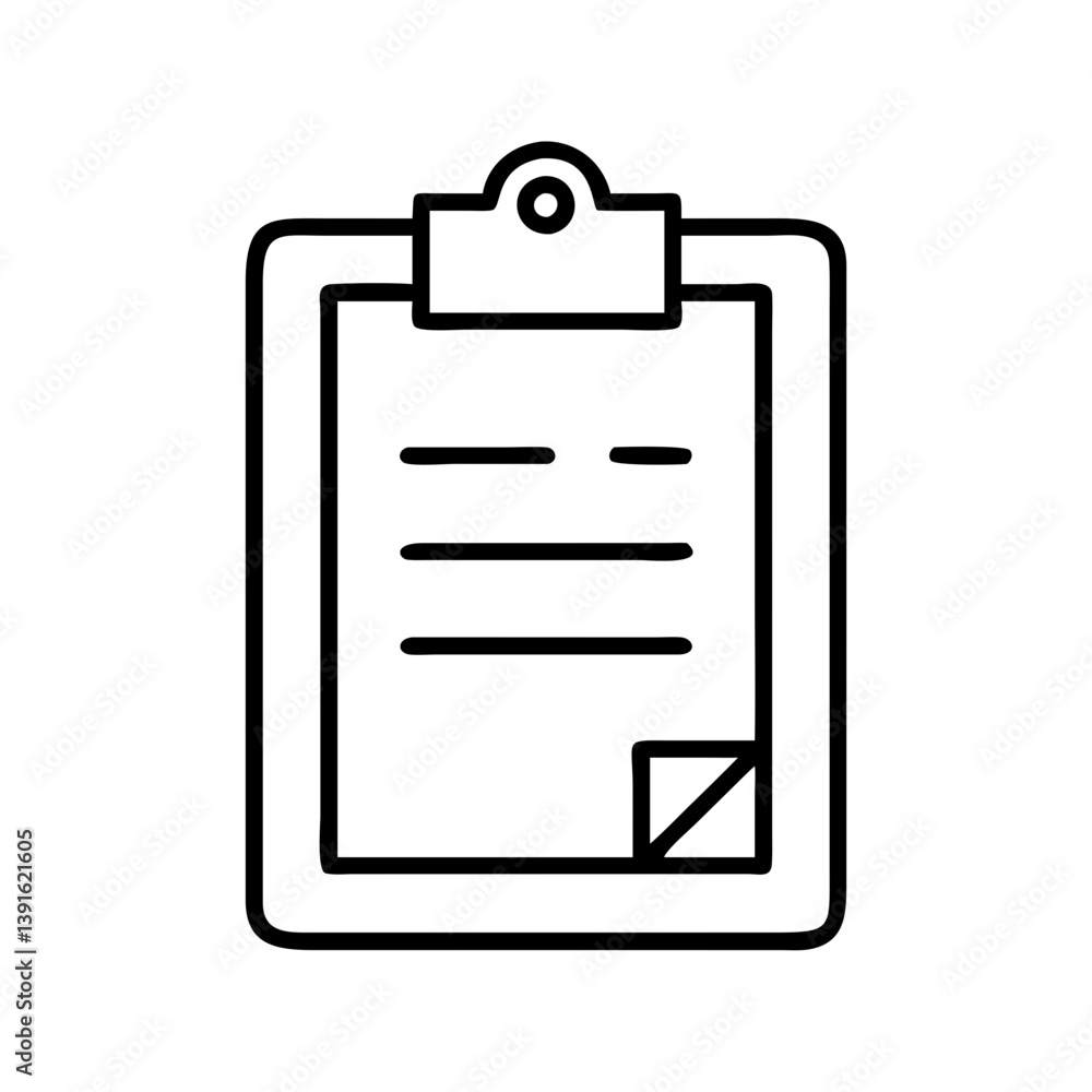 Poster clipboard document checklist icon vector illustration for business and project management task list 