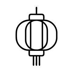 Chinese new year lantern vector illustration for graphic design and decoration, holiday celebration element