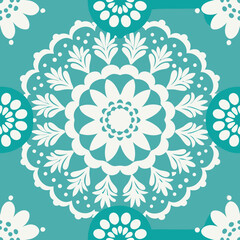seamless pattern with flowers