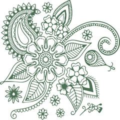 Beautiful Mandala Art and Vector Mandala Design Image.