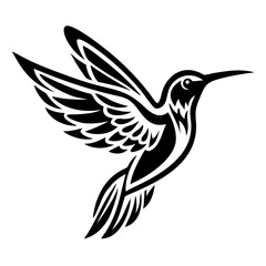 hummingbird flying Silhouette
