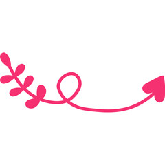 Obraz premium Arrow Girly Heart