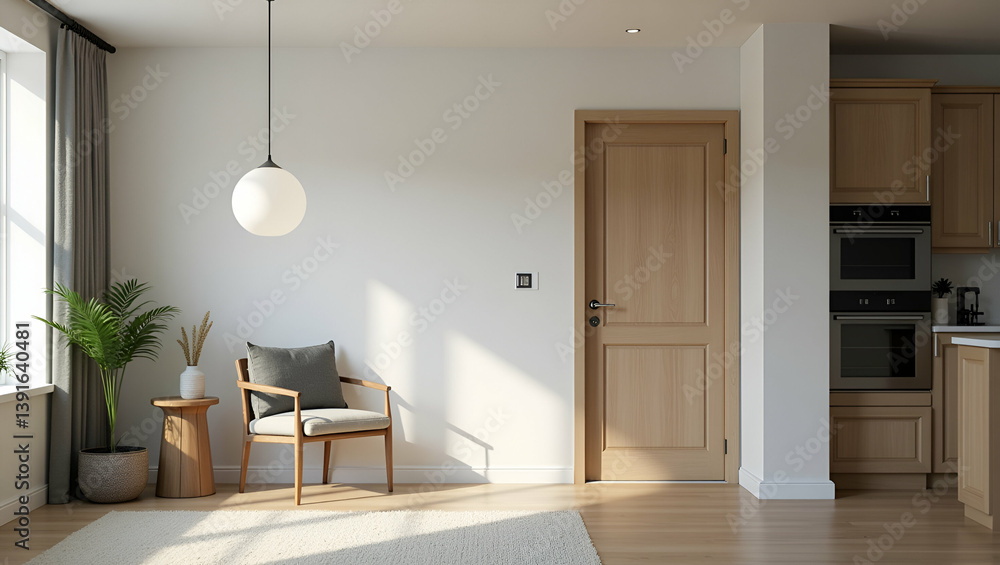 Poster high resolution photostock image of innovative adaptive living solutions: modern accessible design e