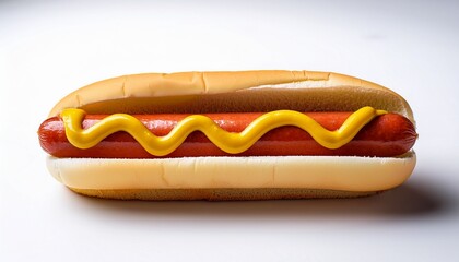 hot dog with ketchup and mustard