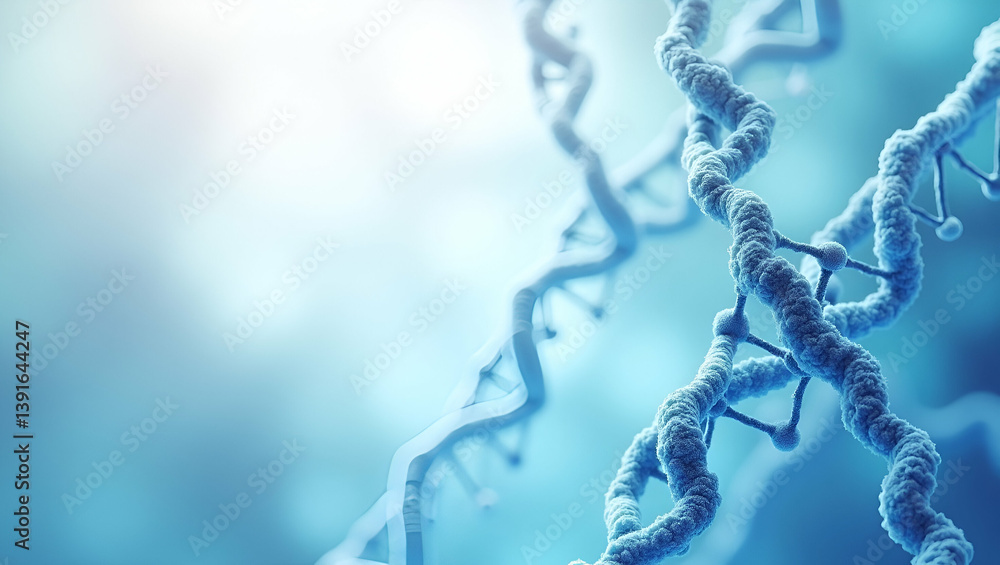 Aufkleber clean wallpaper design featuring abstract motifs from functional genomics: structured layout with op