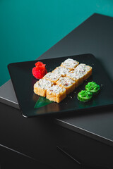 Fresh and delicious sushi with interesting toppings