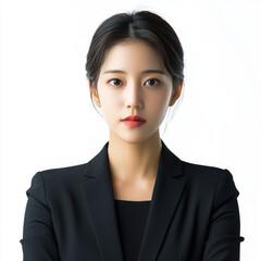 asian businesswoman isolated