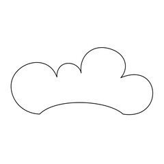 cloud line art