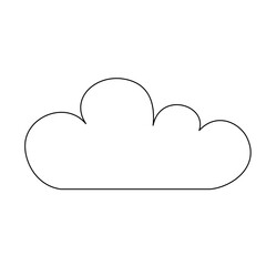 cloud line art