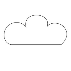 cloud line art