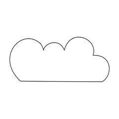 cloud line art