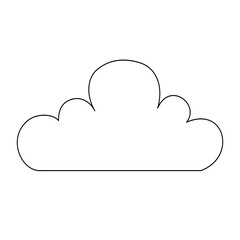 cloud line art