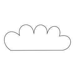 cloud line art