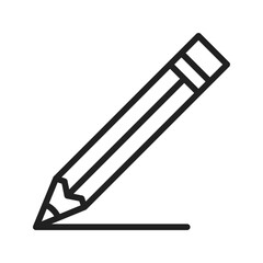 Pencil icon vector image. Suitable for mobile apps, web apps and print media.