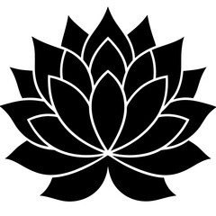 Fototapeta premium lotus flower vector