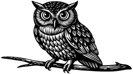 owl on a branch