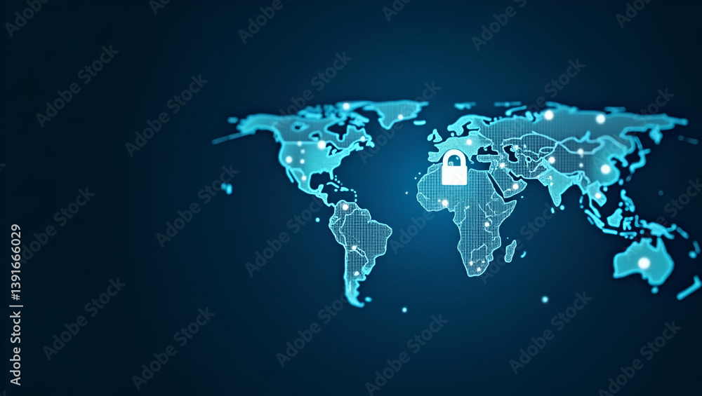 Poster professional image showcasing international e commerce payments systems integrating secure digital t