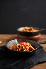 Thai food Pork red curry