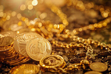 Greeting card with holiday composition for happy Akshaya Tritiya