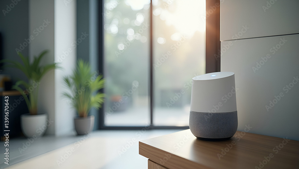 Poster advanced ai home assistants: voice recognition & smart sensors for seamless automation - elevate you