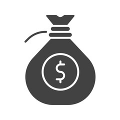 Money Bags icon vector image. Suitable for mobile apps, web apps and print media.