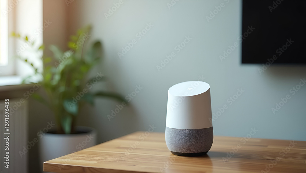 Poster advanced ai powered home assistants integrate voice recognition and smart sensor technologies to fac