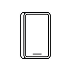 SMART PHONE vector icon stock illustration