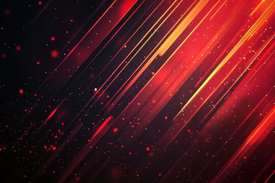 Abstract fiery diagonal lines