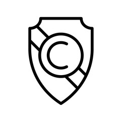 Authorship icon vector image. Suitable for mobile apps, web apps and print media.