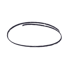 Hand Drawn Scribble Doodle Oval