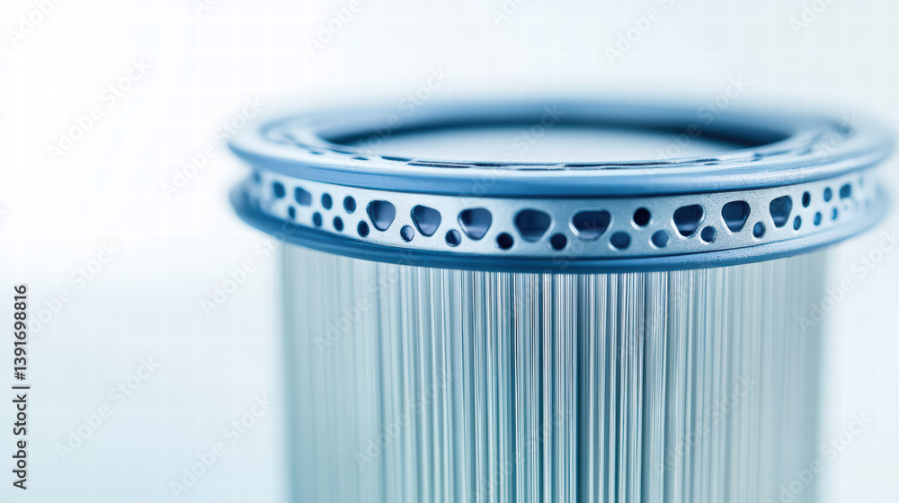 Poster precision engineering: a close-up captures the intricate details of precision engineering, with a fo