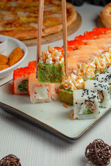 Fresh and delicious sushi with interesting toppings