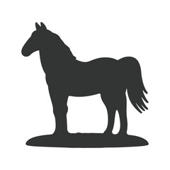 Horse silhouette vector isolated on white background. Beautiful Black And White Horse Head Silhouette vector design. Image for logo, design and tattoo.