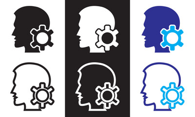 Processing Optimization Workflow icon . Vector illustration. isolated on white and black background. EPS 10